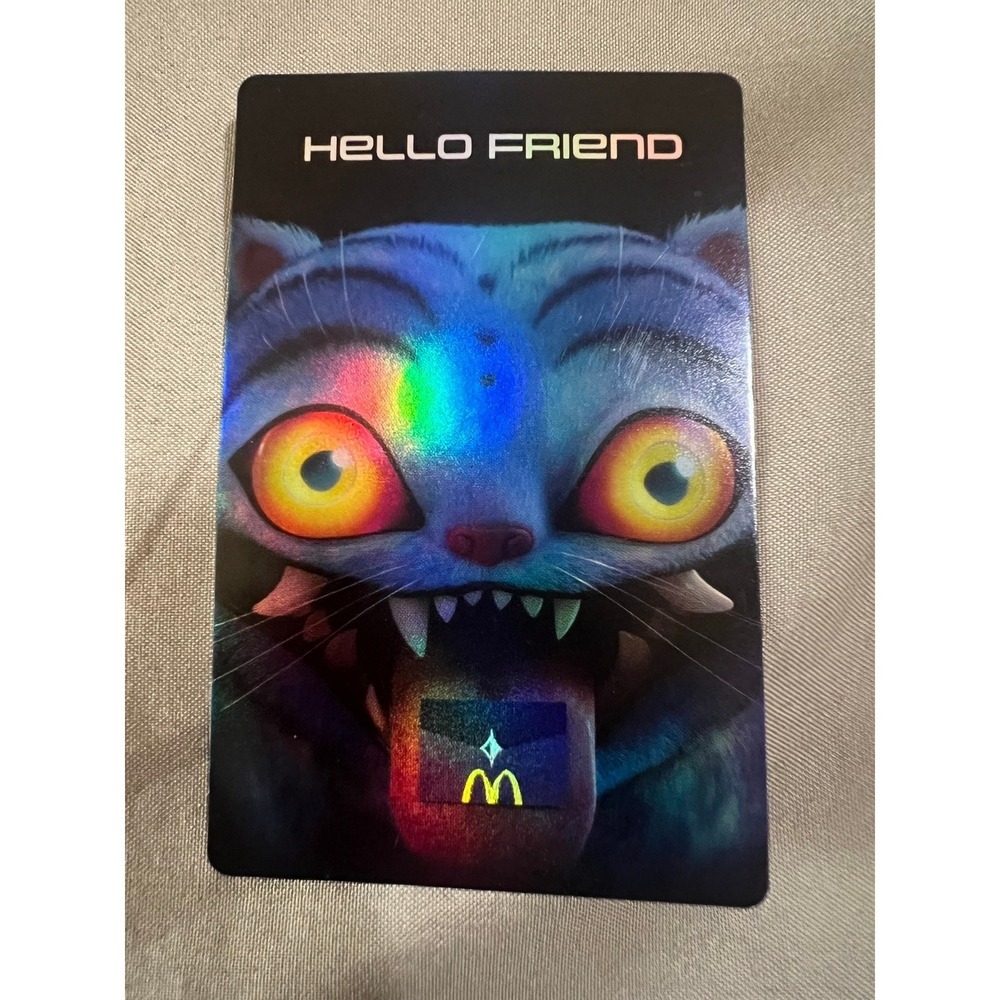 McDonalds x Netflix Hello Friend VIP Exclusive Access Card Holographic Monster - Picture 2 of 4